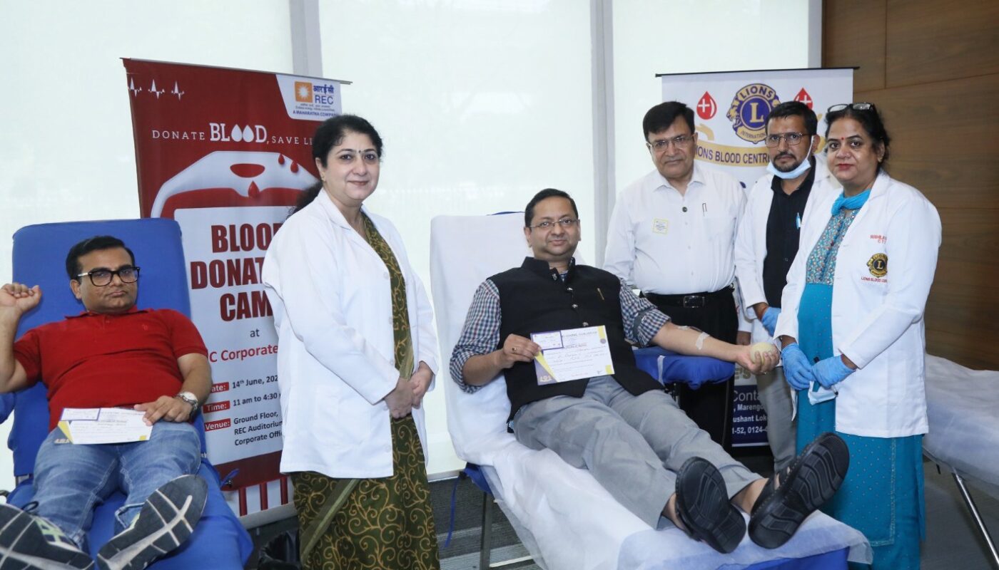 REC Limited Organizes Blood Donation Camp on World Blood Donor Day